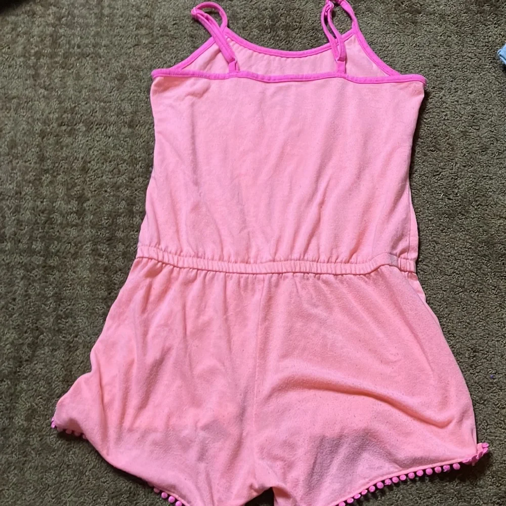 Justice Pjs These pajamas are 1 piece with adjustable straps size 12